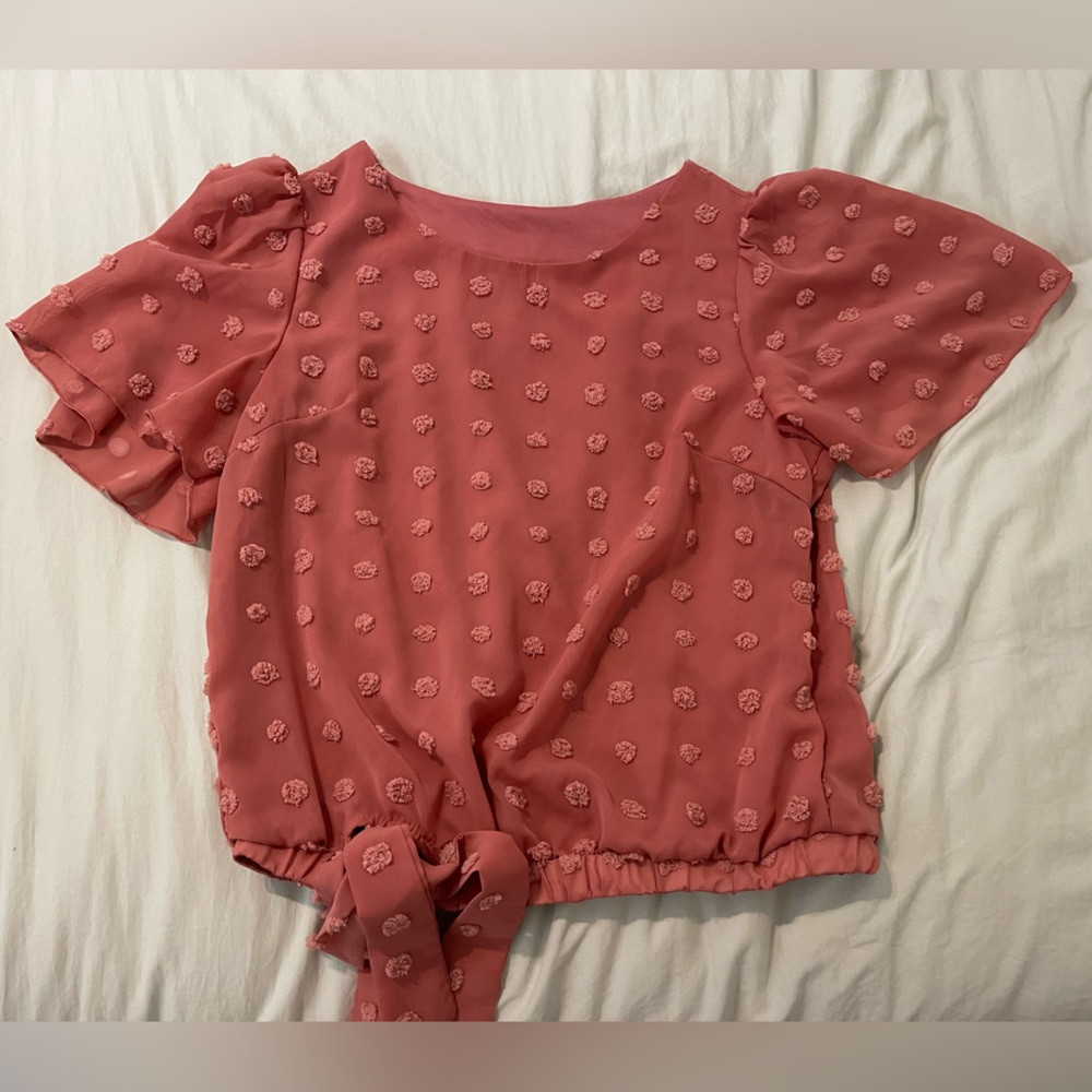 Small pink blouse